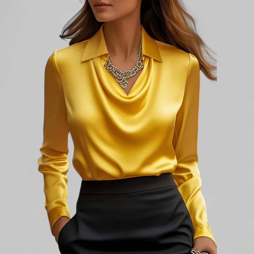 The Long Sleeve Ruched Shirt
