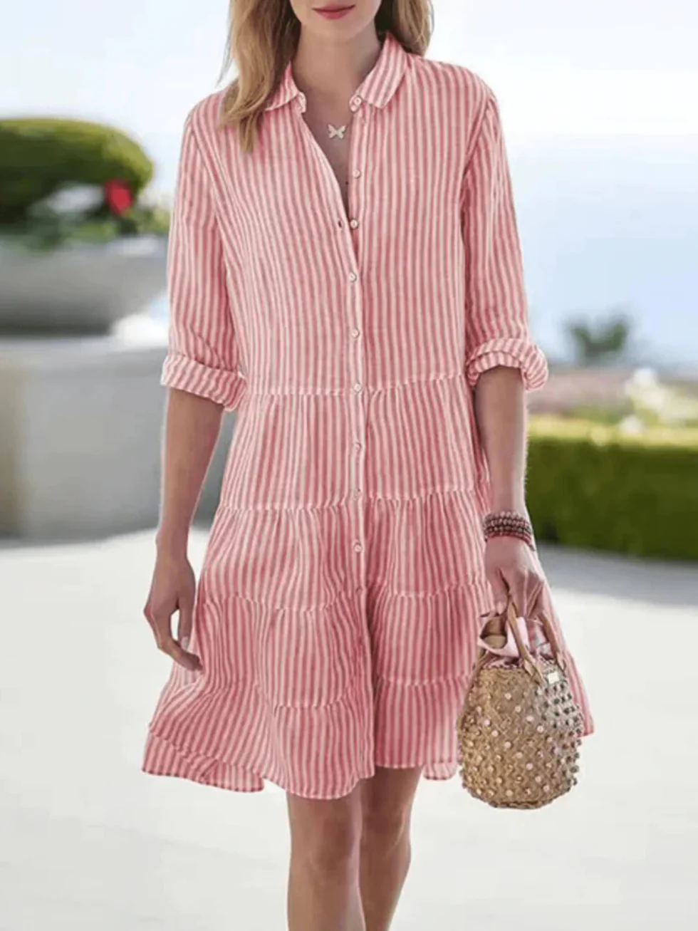 The Striped Breezy Dress