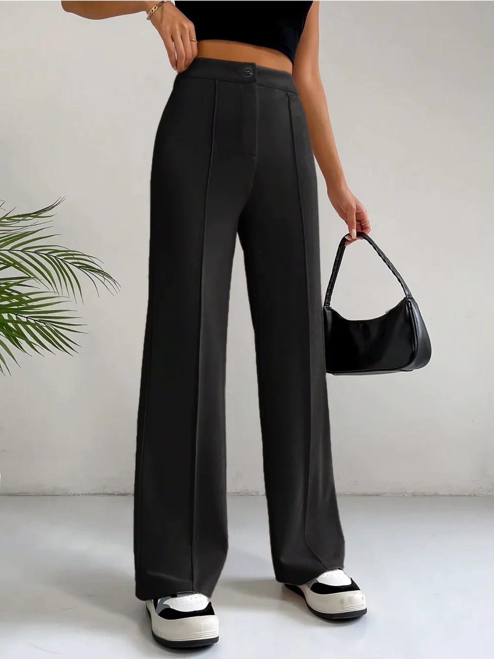 The High Waist Straight Leg Pants