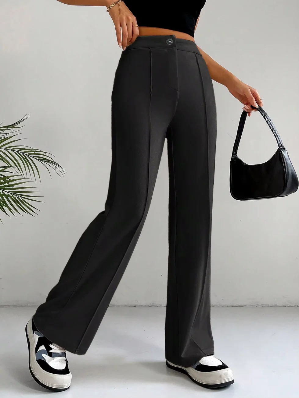 The High Waist Straight Leg Pants