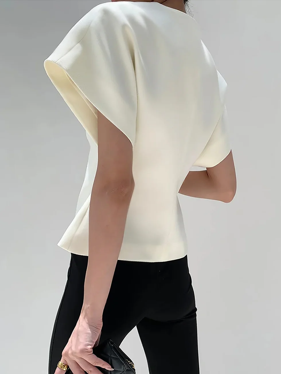 The Asymmetric V Neck Vest Top