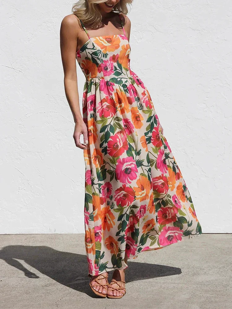 The High Neck Ruffle Midi Dress