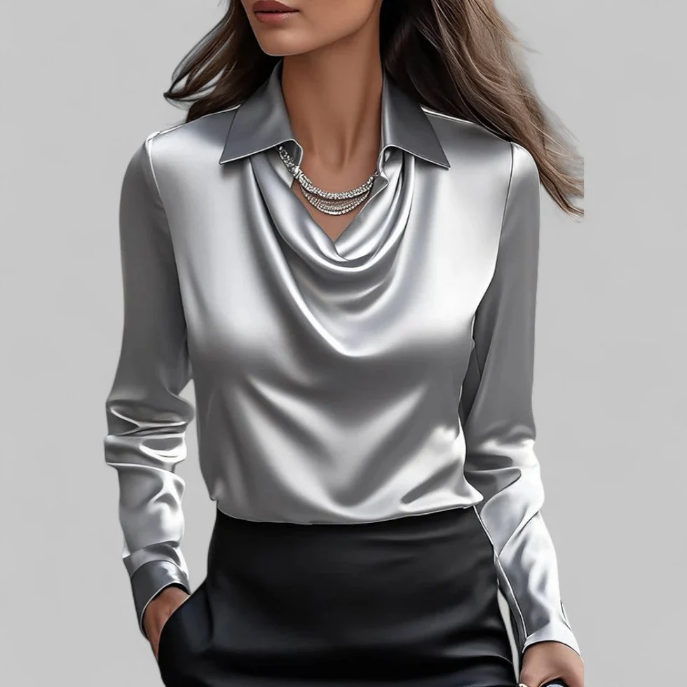 The Long Sleeve Ruched Shirt