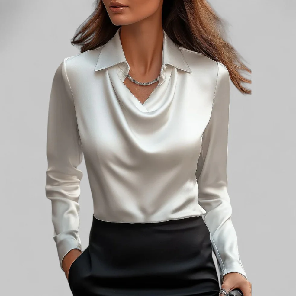 The Long Sleeve Ruched Shirt