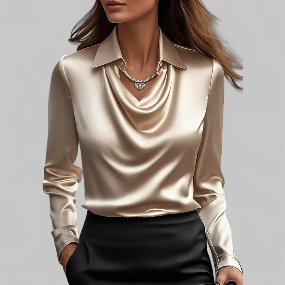 The Long Sleeve Ruched Shirt