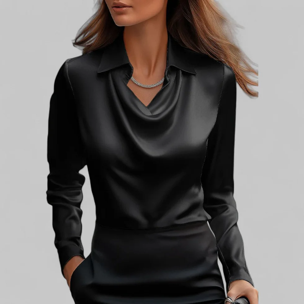 The Long Sleeve Ruched Shirt