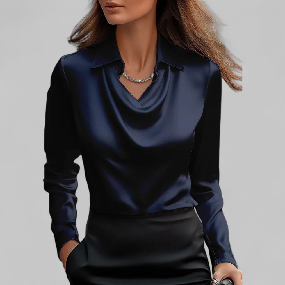 The Long Sleeve Ruched Shirt