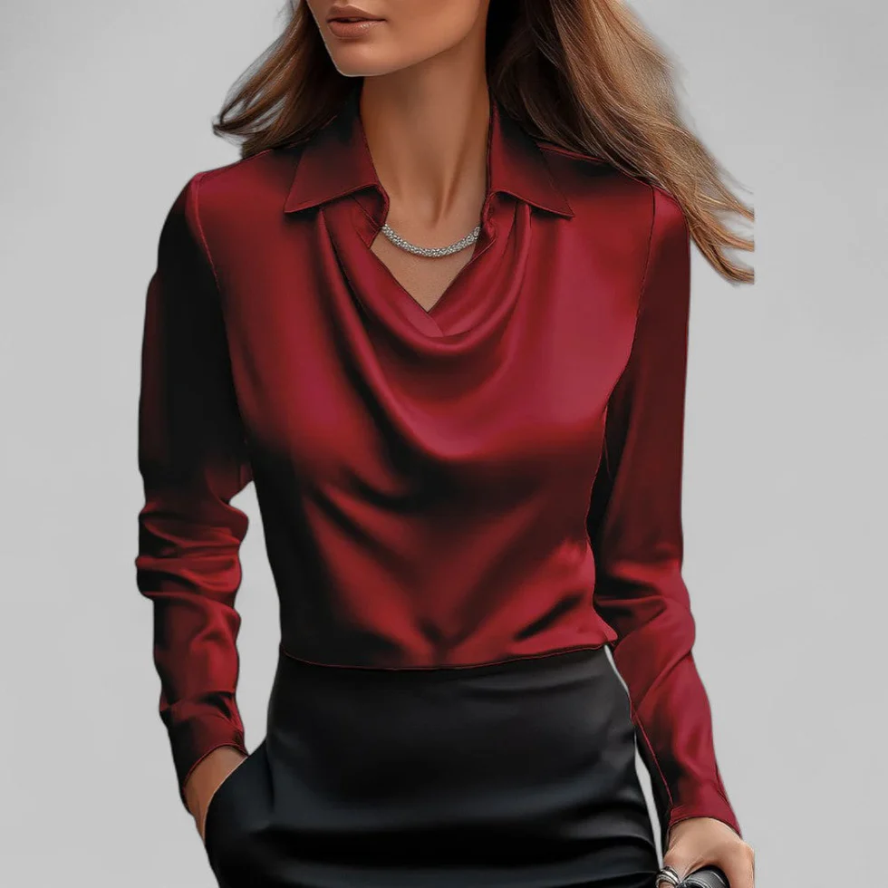 The Long Sleeve Ruched Shirt