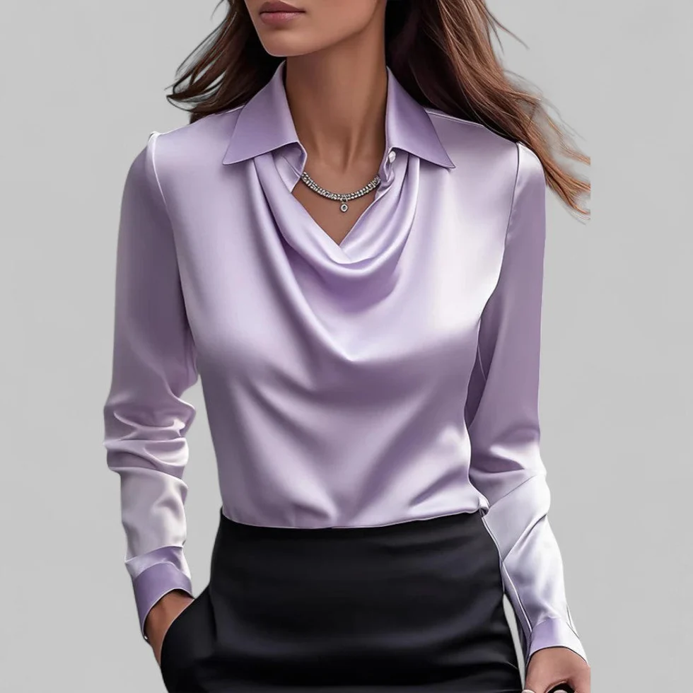 The Long Sleeve Ruched Shirt