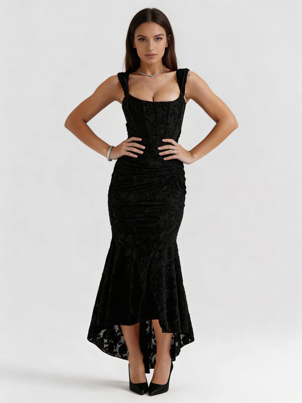 The Sleeveless Bodycon Mermaid Maxi Dress
