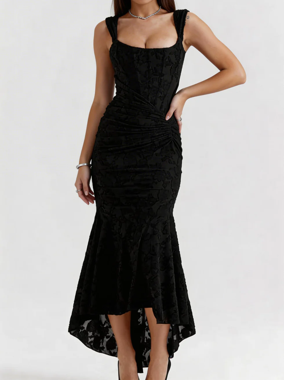 The Sleeveless Bodycon Mermaid Maxi Dress