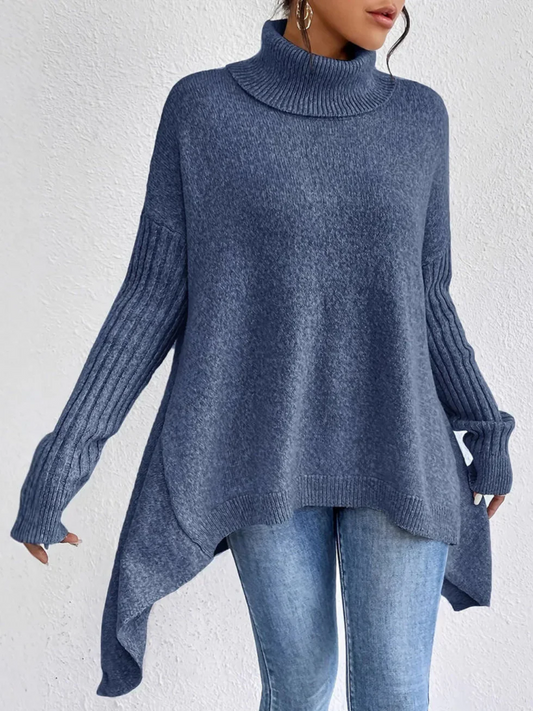 The Loose Turtleneck Knit Sweater