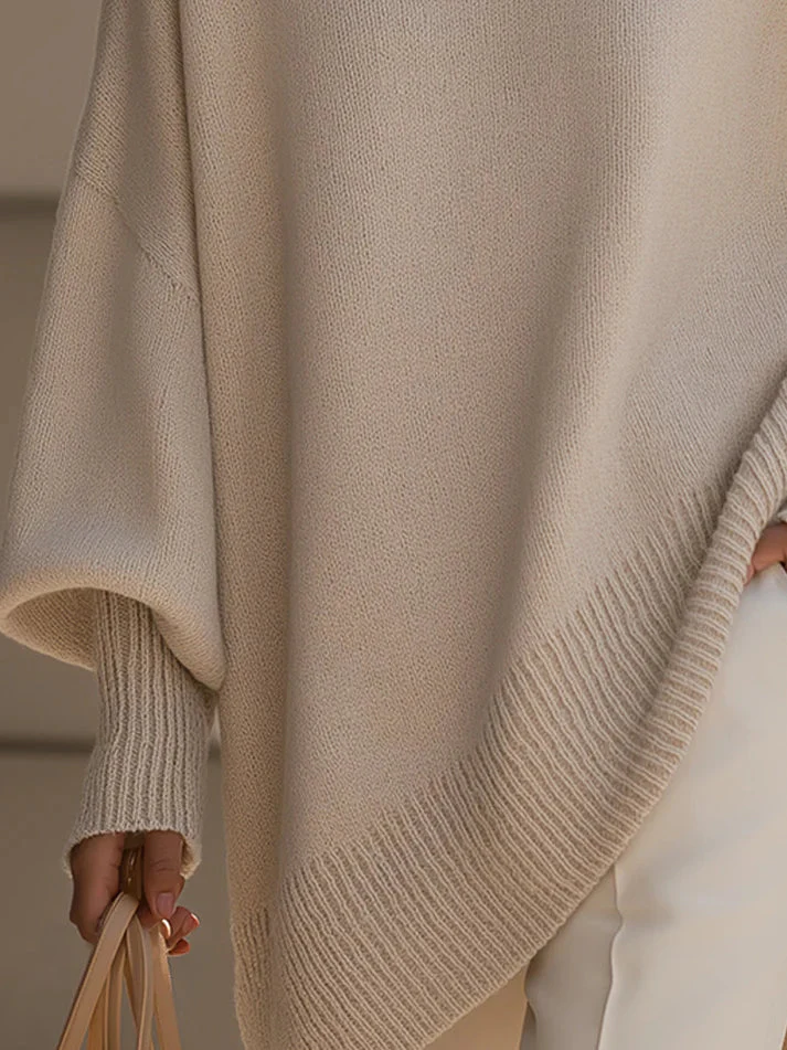 The Oversized Batwing Knit Sweater
