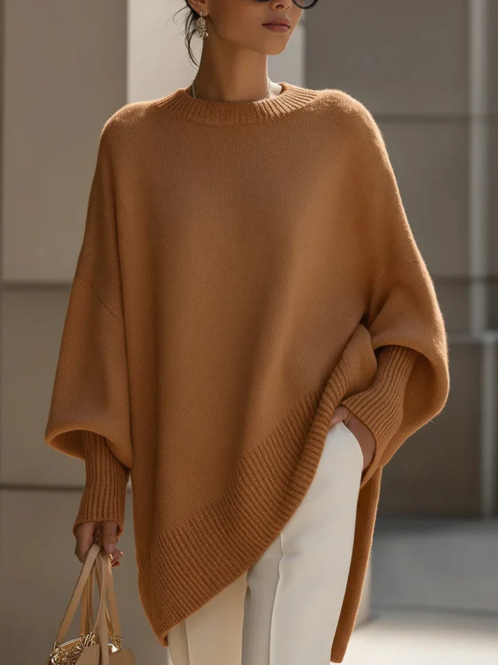 The Oversized Batwing Knit Sweater