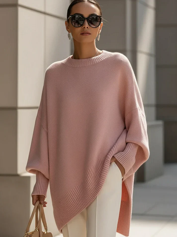 The Oversized Batwing Knit Sweater