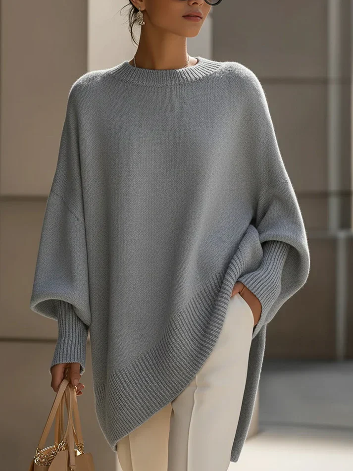 The Oversized Batwing Knit Sweater