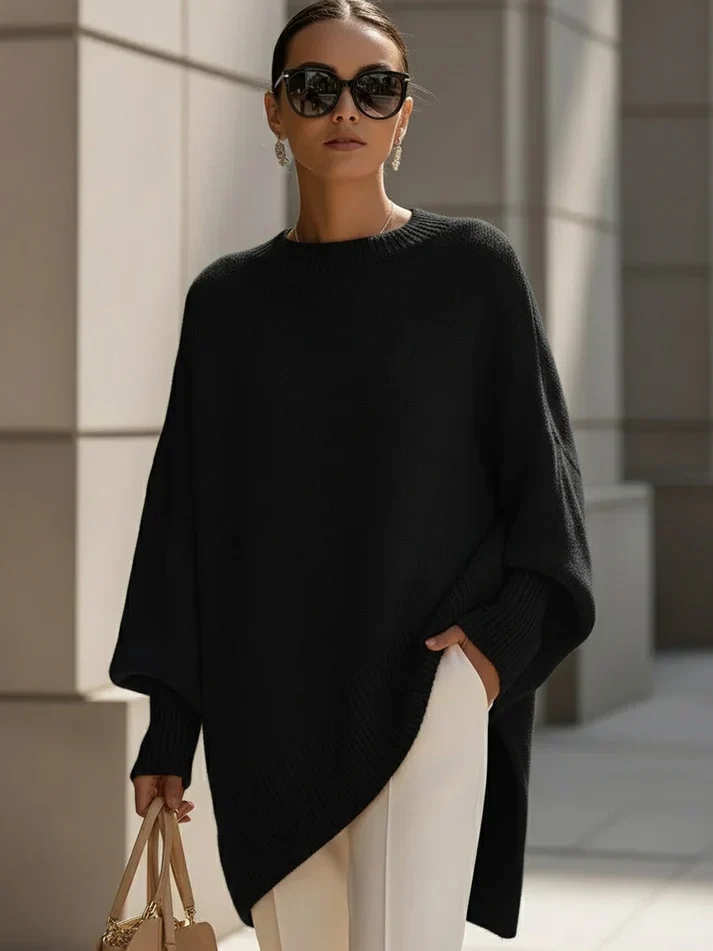 The Oversized Batwing Knit Sweater