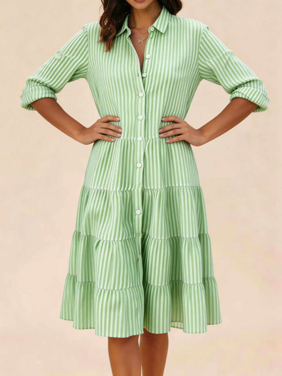 The Striped Breezy Dress