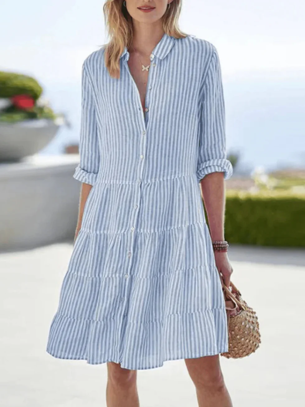 The Striped Breezy Dress