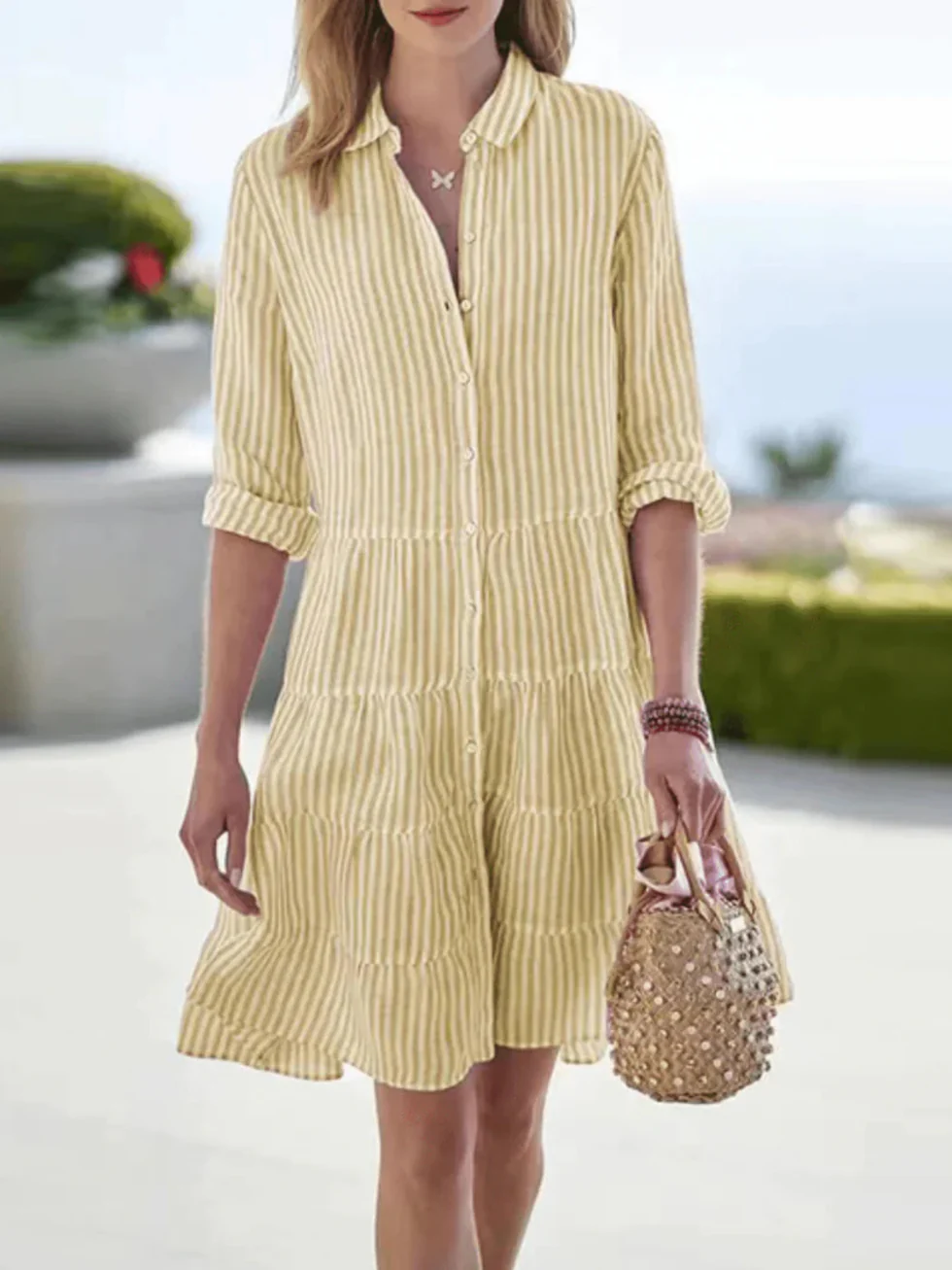 The Striped Breezy Dress