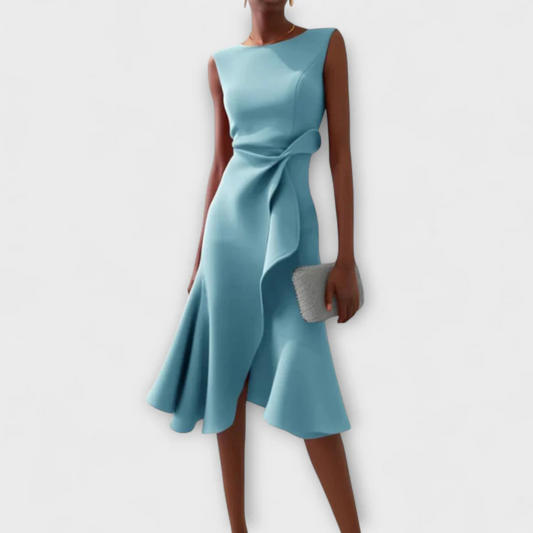 The Draped Sleeveless Dress