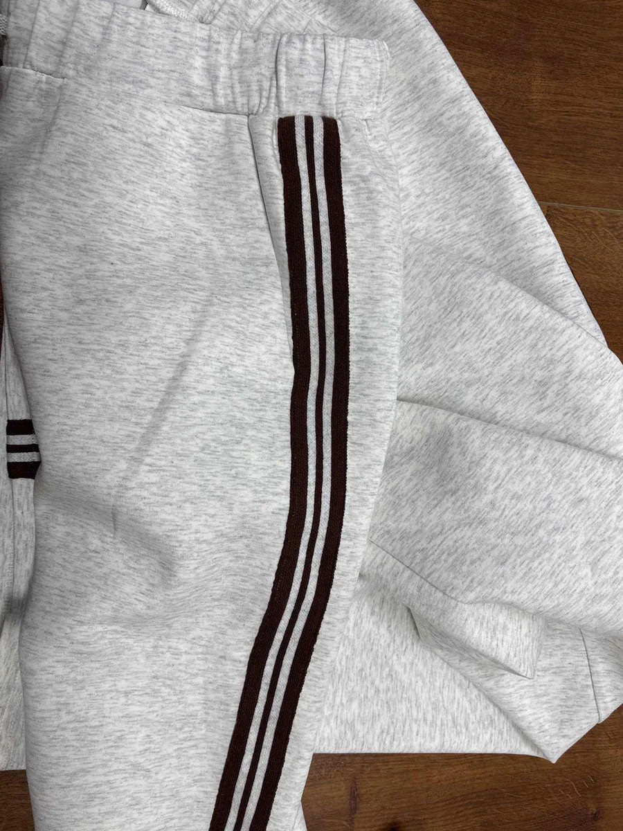 The Stripe Half Zip Tracksuit Set