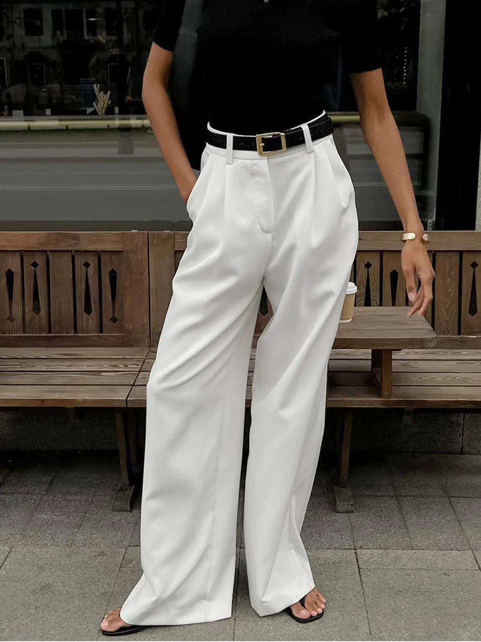 The High Waist Wide Leg Pants