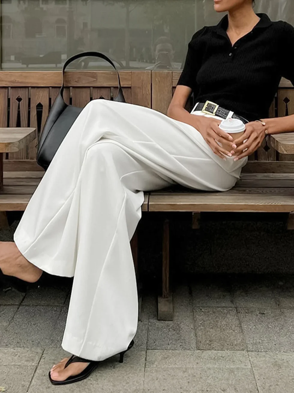 The High Waist Wide Leg Pants