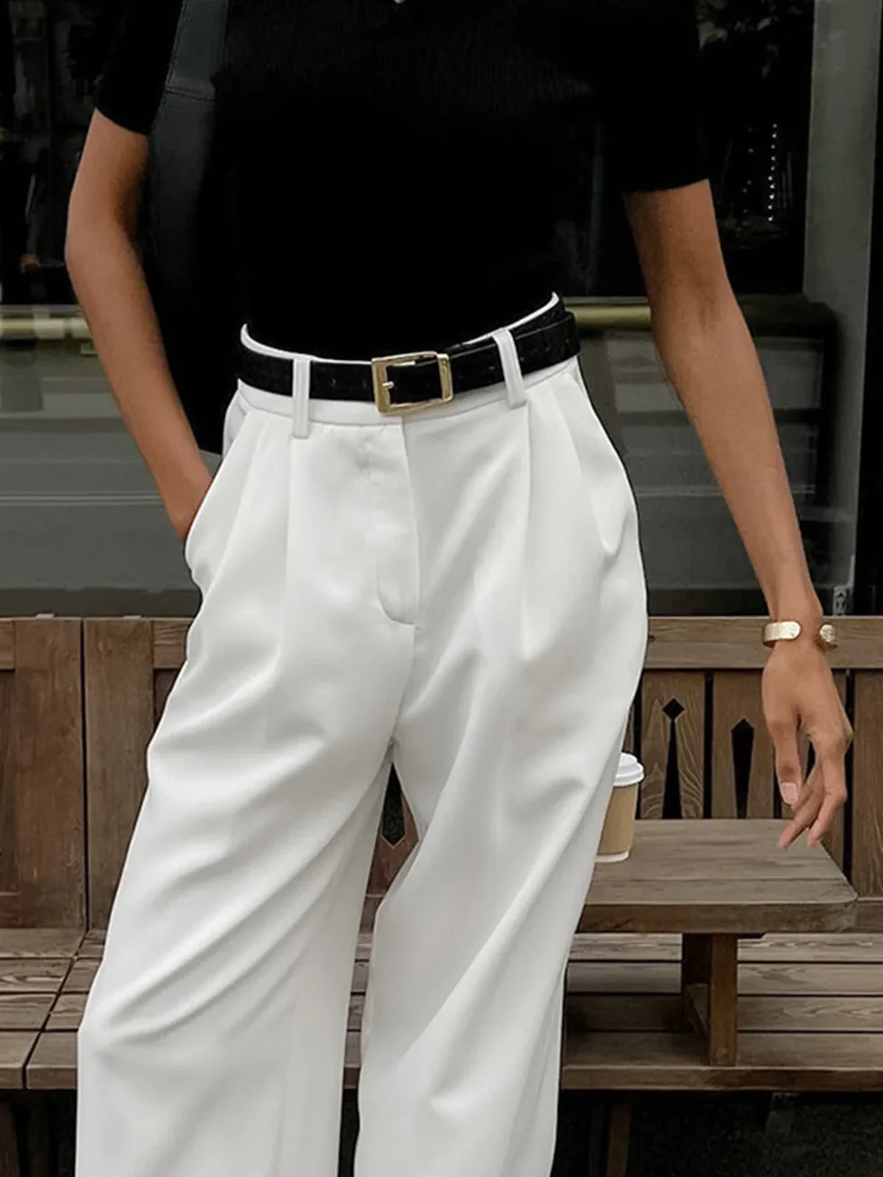 The High Waist Wide Leg Pants